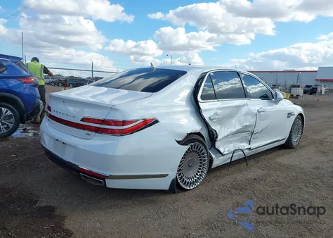 2020 Genesis G90 5.0 Ultimate Rwd z USA, uszkodzony, nr VIN KMTF54PH6LU076576